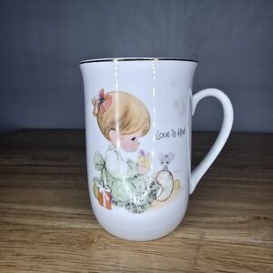 Vintage Precious Moments Mug Coffee Cup Love Is Kind 1978